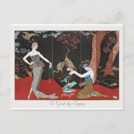 Cartão Postal George Barbier Postcard