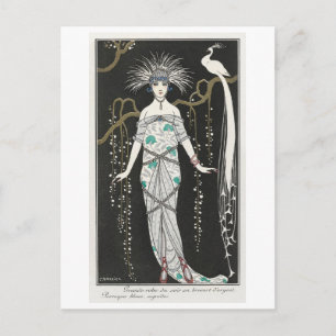 Cartão Postal George Barbier Postcard