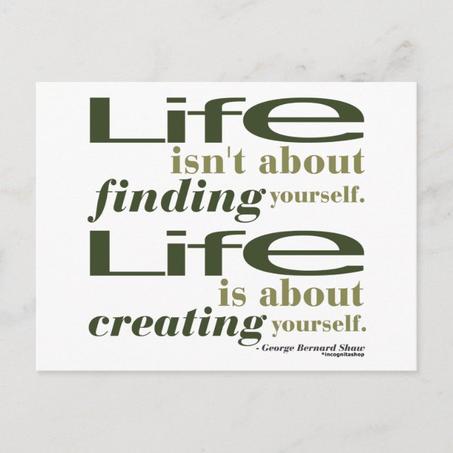 Cartão Postal George Bernard Shaw Cote (Frente)