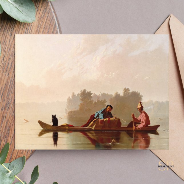 Cartão Postal George Caleb Bingham fur Traders Missouri (Criador carregado)