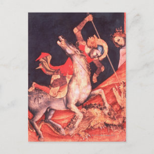 Cartão Postal George e o Dragão