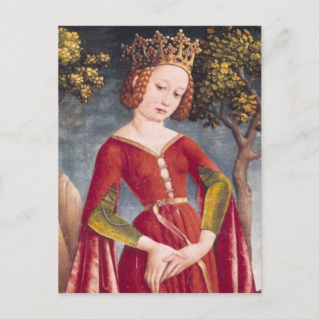 Cartão Postal George e o Dragão (Frente)