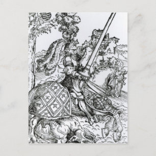 Cartão Postal George em Horseback, 1507