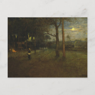 Cartão Postal George Inness - Lua da Lua, Primaveras de Tarpon