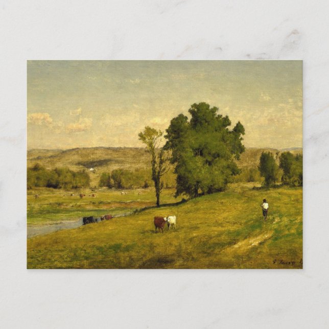 Cartão Postal George Inness - Paisagem (Frente)