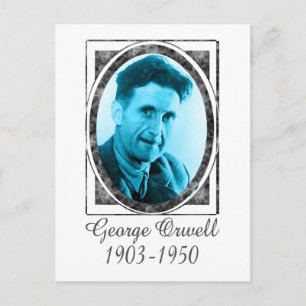 Cartão Postal George Orwell