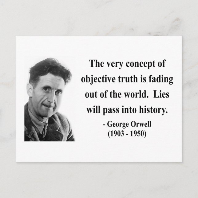Cartão Postal George Orwell Cote 7b (Frente)