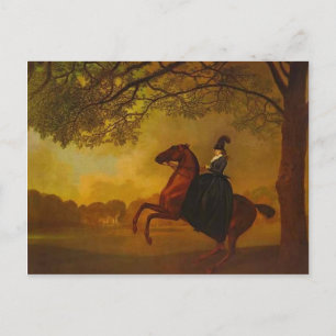 Cartão Postal George Stubbs - Laetitia, Lady Lade