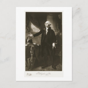 Cartão Postal George Washington, 1rua Presidente dos Estados Uni