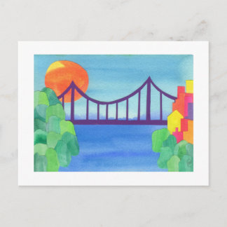 Cartão Postal George Washington Bridge