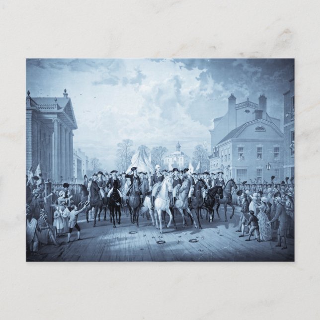 Cartão Postal George Washington em Nova Iorque (Frente)