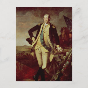 Cartão Postal George Washington em Princeton, 1779