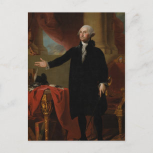 Cartão Postal George Washington - Gilbert Stuart (1797)