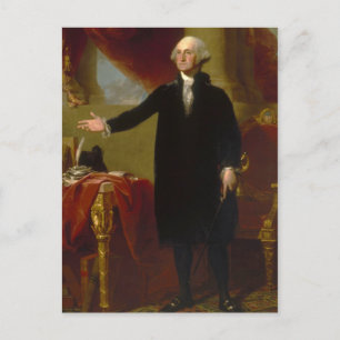Cartão Postal George Washington Lansdowne Retrato de Stuart