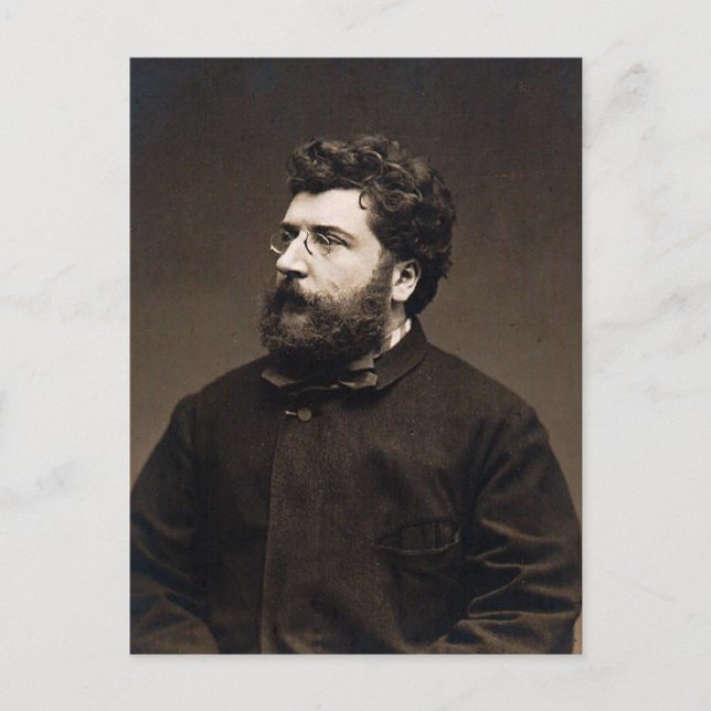 Cartão Postal georges bizet (Frente)