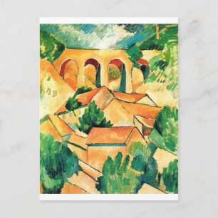 Cartão Postal Georges Braque - Pintura Viaduc de l'Estaque