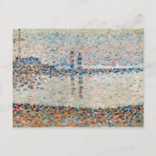 Cartão Postal Georges Pierre Seurat   Estudo para 'O Canal de 