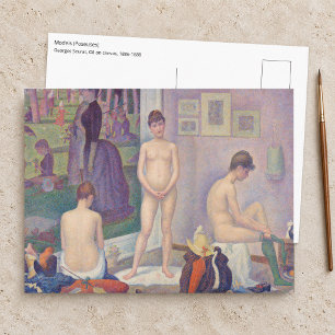 Cartão Postal Georges Seurat - As Modelos