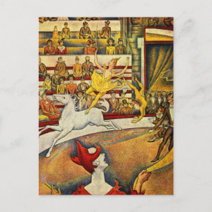 Cartão Postal Georges Seurat - Der Zirkus - Circus