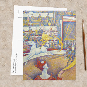 Cartão Postal Georges Seurat - O Circo