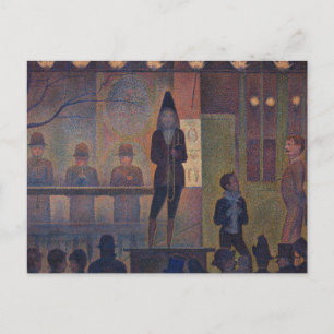Cartão Postal Georges Seurat - Show de Circo