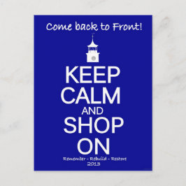 Cartão Postal Georgetown South Carolina Fire Recovery Card