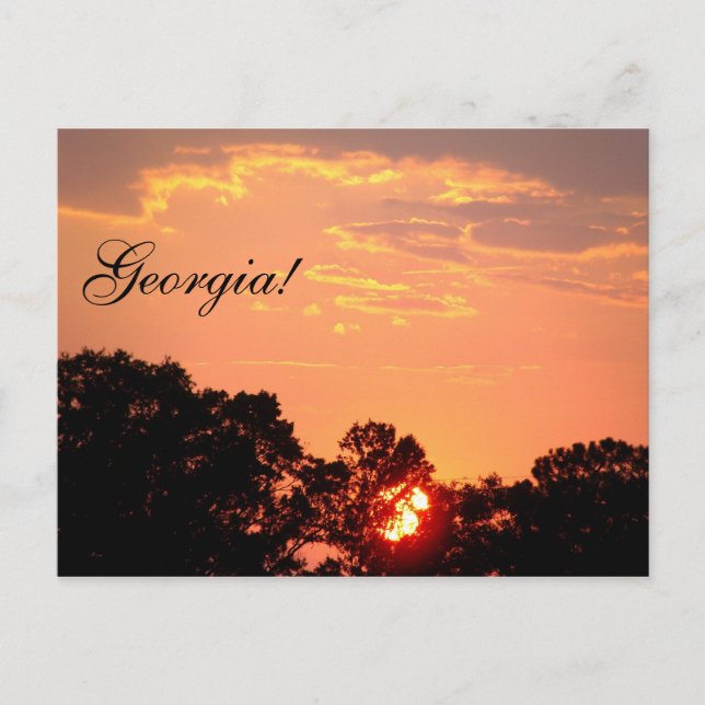 Cartão Postal Georgia! (Frente)