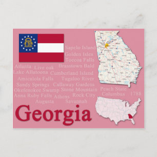 Cartão postal "Georgia"