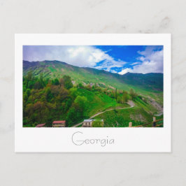Cartão Postal Georgia Causa Montanhas Paisagem Natureza