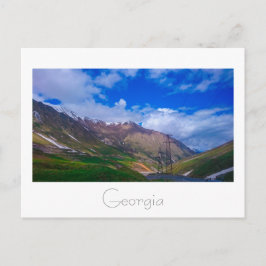 Cartão Postal Georgia Causa Montanhas Paisagem Natureza
