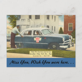 Cartão Postal Georgia, City Cab, Savannah