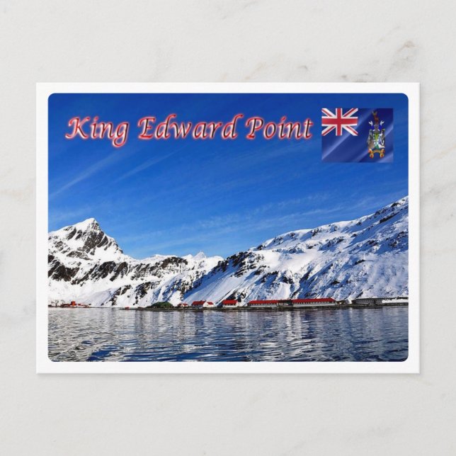 Cartão Postal Geórgia do Sul e Sandwich do Sul - (Frente)