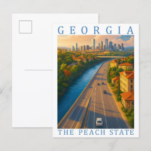 Cartão Postal Geórgia, Estado Peach EUA, Viagem
