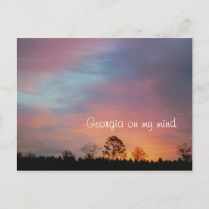 Cartão Postal Geórgia na minha mente