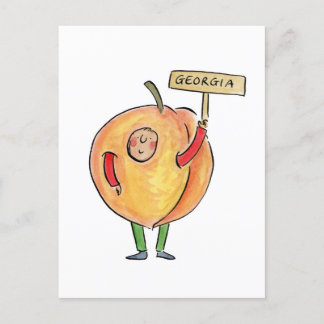 Cartão Postal Georgia Peach