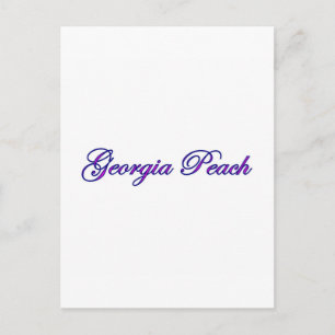 Cartão Postal Georgia Peach