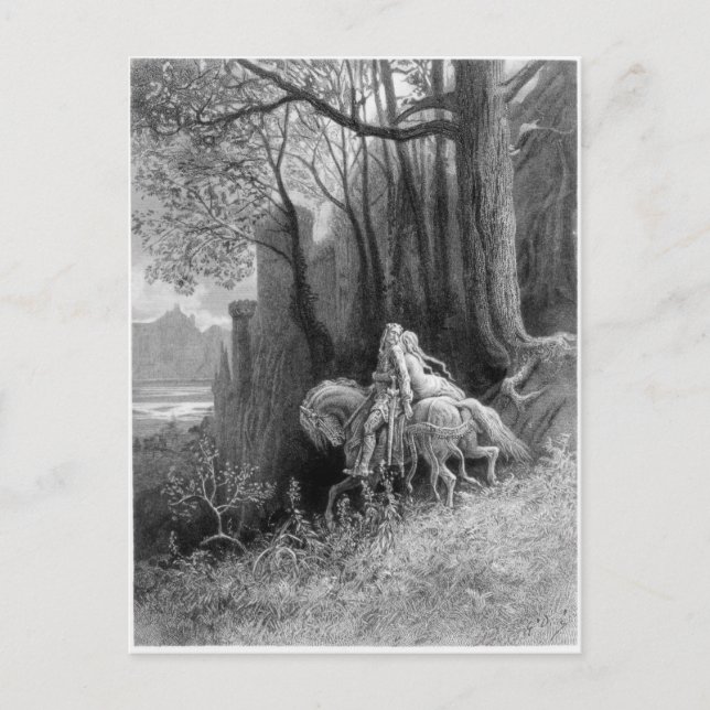 Cartão Postal Geraint e Enid vão embora (Frente)