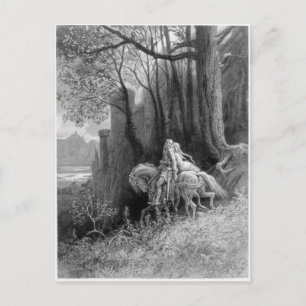 Cartão Postal Geraint e Enid vão embora