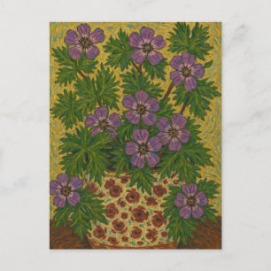 Cartão Postal geranium wallichianum