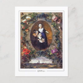 Cartão Postal Gerardina van de Sande Bakhuyzen #3 - Belas artes.