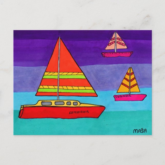 Cartão Postal Gerenciador de Sails (Frente)