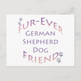 Cartão Postal German shepherd Cão Futuro
