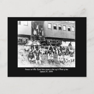 Cartão Postal gerônimo, Gerônimo e companheiro Apache Indian pri