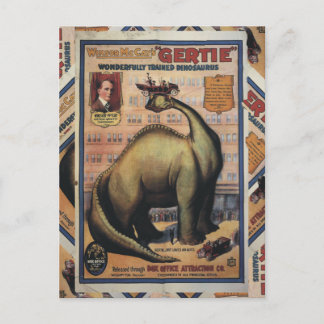 Cartão Postal Gertie The Dinosaur