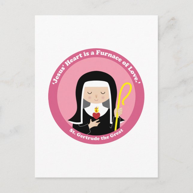 Cartão Postal Gertrude, o Excelente (Frente)