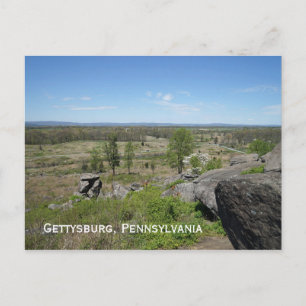 Cartão Postal Gettysburg Battlefield