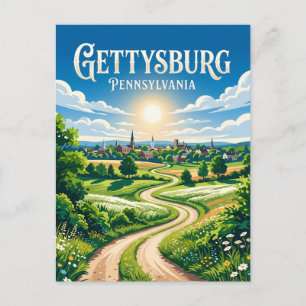 Cartão Postal Gettysburg EUA
