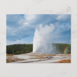 Cartão Postal Geyser fiel velho