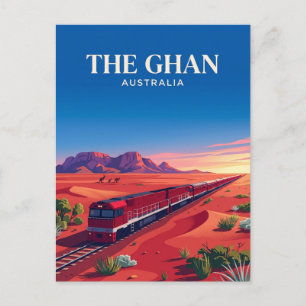 Cartão Postal Ghan (Outback Australiano) Austrália