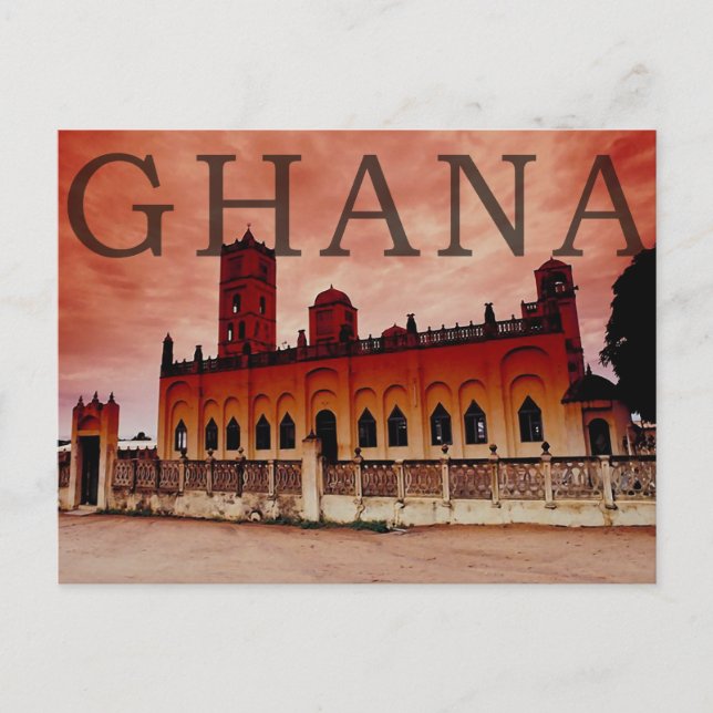Cartão Postal Ghana (Frente)